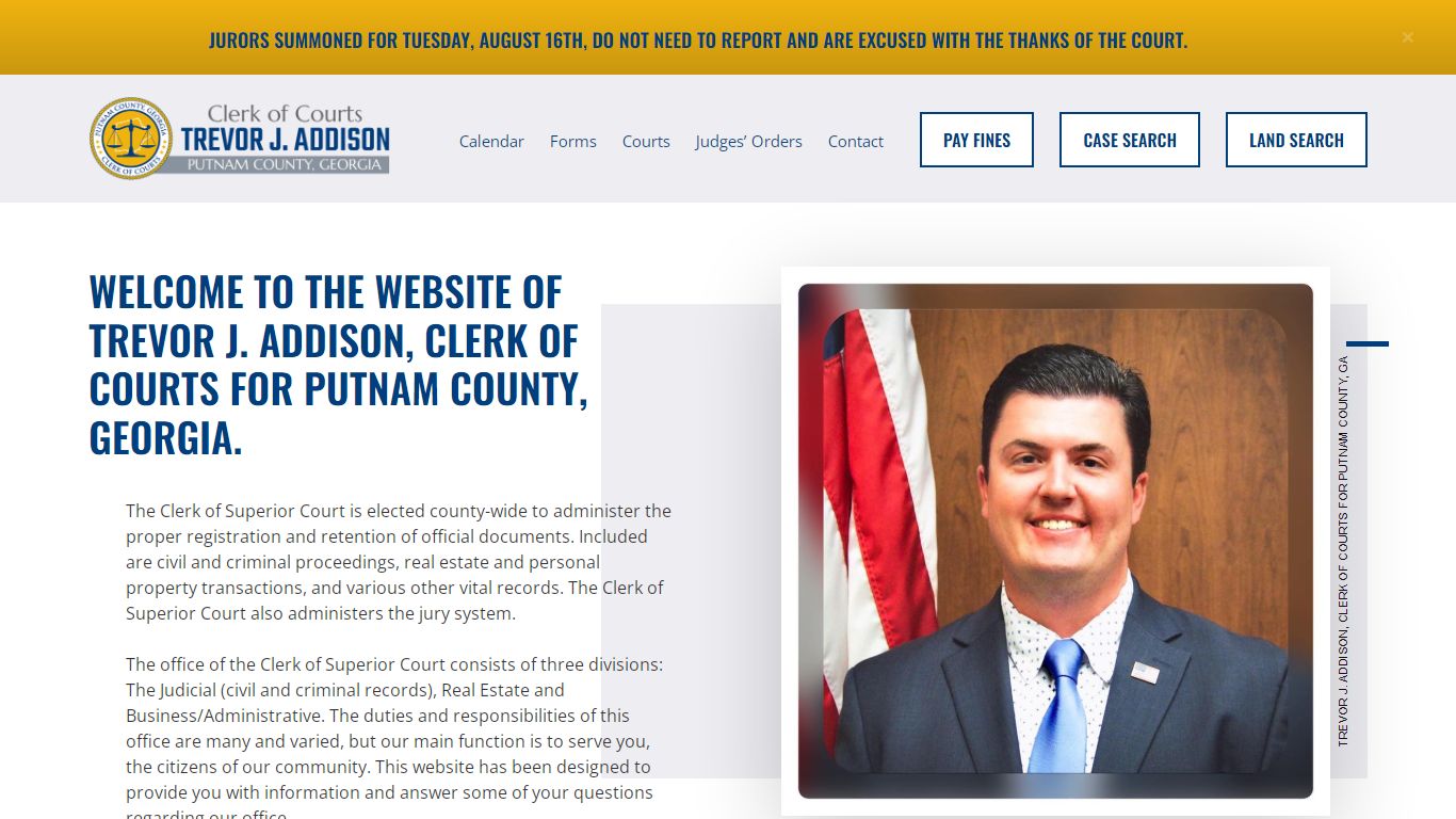 Home | Putnam County Clerk of Courts | Eatonton GA